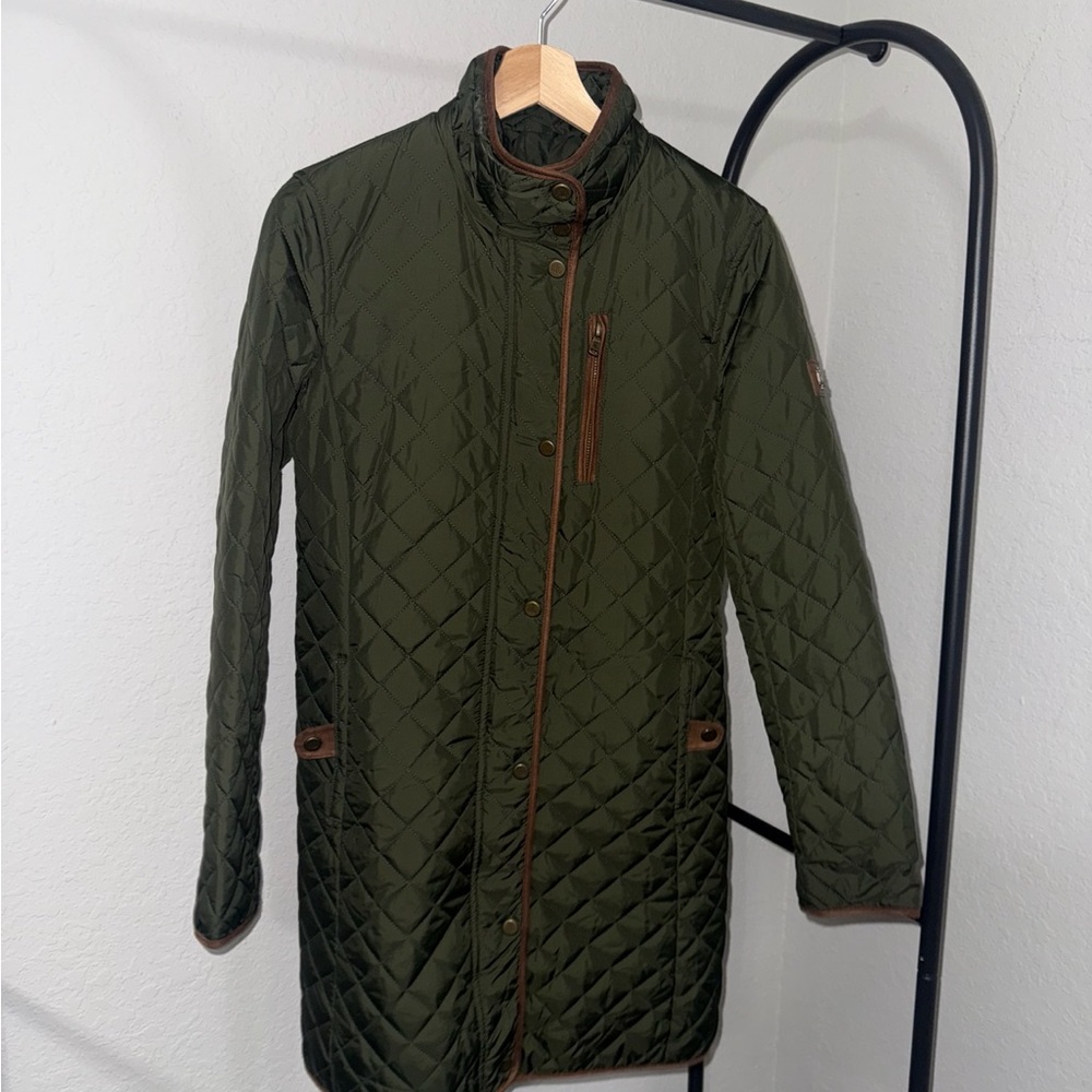 Ralph Lauren Olive Quilted Jacket